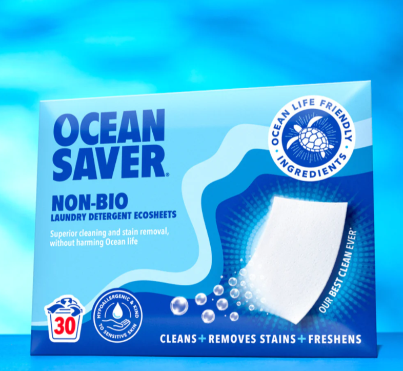 Oceansaver Non-bio Laundry Sheets - 30 Washes