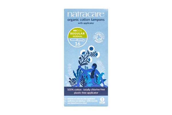 Natracare - Regular Organic Cotton Tampons with Applicator