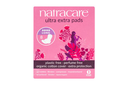 Natracare - Long Ultra Extra Pads with Wings