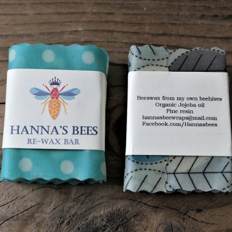 Hanna's Bees - Beeswax Wraps Re-wax Bar